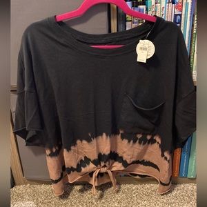 American Eagle Offline Tie Crop Top - Size Large
